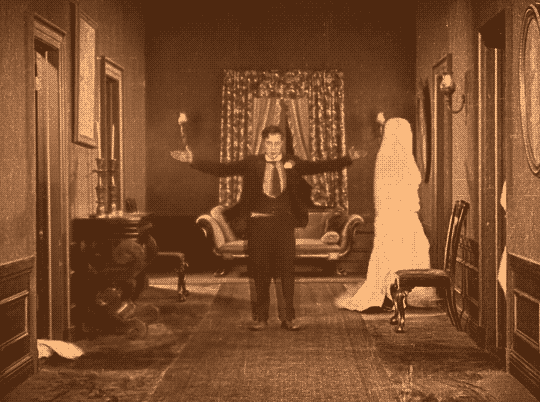 Buster Keaton The Haunted House 1921 maintien de l'ordre les manifestations se sont déroulées dans le calme