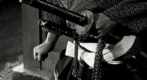Harakiri(1962), réal. Masaki Kobayashi arme blanche Un petit clic vaut mieux qu'un grand choc
