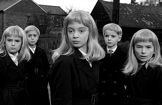 VILLAGE OF THE DAMNED (1960) dir. Wolf Rilla Marine Le Pen le village des damnés