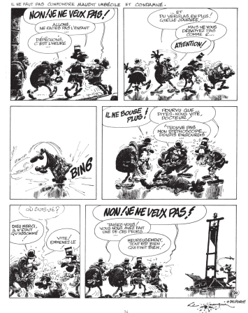 André Franquin les idées noires vie mort et re-vie de Christa Pike