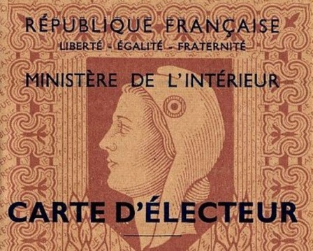 carte d'électeur carte de bibliothèque