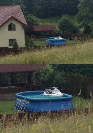 vacances à la campagne et puis j'avais acheté un jet-ski