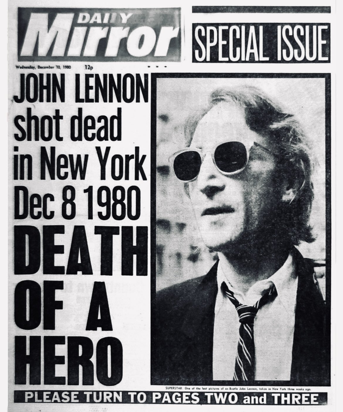 John Lennon est mort ! - Bretzel liquide, humour noir, propos et photos ...