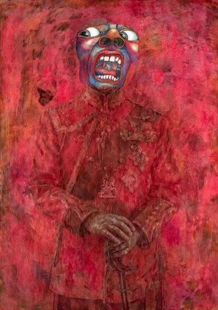 Jonathan Yeo's portrait of Charles III wearing the uniform of the Welsh Guards Aaron Chown-WPA Pool King Crimson In the Court of the Crimson King