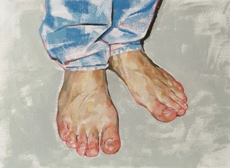 Bernadett Timko ‘Feet Sketch les pieds de l'artiste