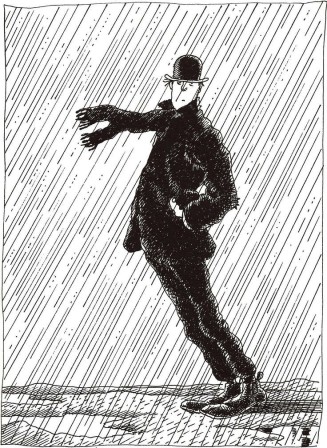 Jacques Tardi sous la pluie