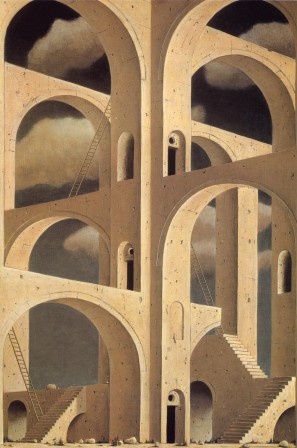 Minoru Nomata (Japanese, 1955) - Arcadia-24, Eternal Landscape-24 (1988) les constructions mentales