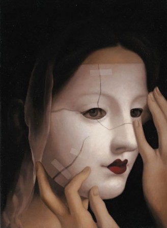 Stephen Mackey Ash Wednesday mercredi des cendres poupée visage de porcelaine