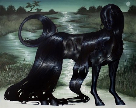 Black Beauty 1877, Natalia Kleszczewska, 2024 queue de cheval coiffeur pour équidés