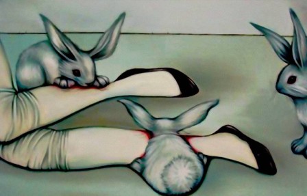 Debra Styer lapins de paques carnivores