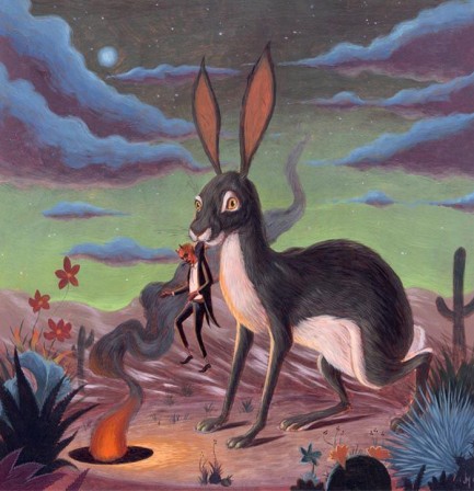Jeff McMillan lapin de Pâques et lièvre de Mars