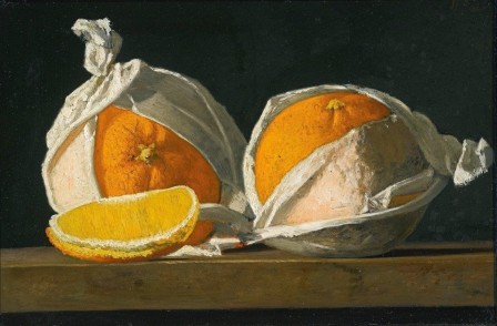 John Frederick Peto - Oranges Wrapped les oranges de Noël