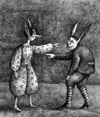 The Adventures of Pinocchio, illustrated by Roland Topor, 1972 nez mensonge menteur