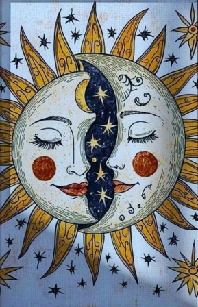 la part de nuit entre le soleil et la lune d'après Tracie Kiernan