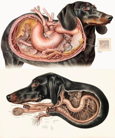 Midjourney anatomie du chien éclaté la vie intérieure.jpg, avr. 2023