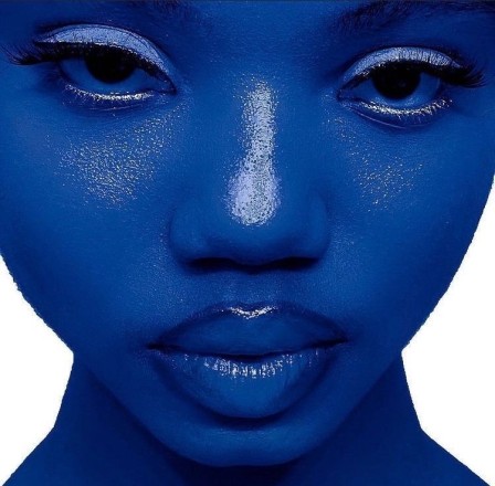 Avatar les femmes black blanc bleu