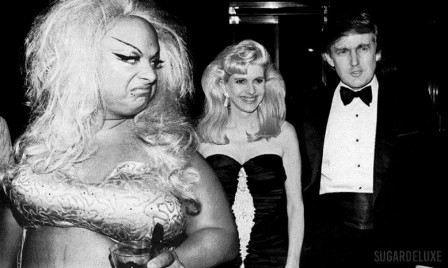 Divine et Donald Trump