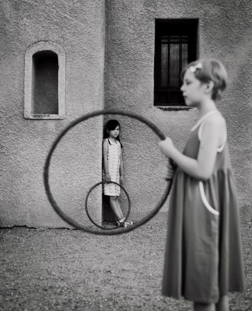 Julie Hamlin cerceau hula hoop les cercles concentriques