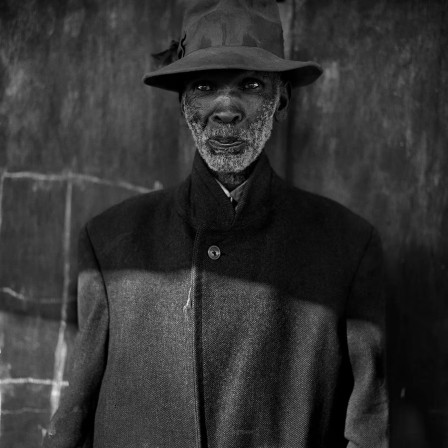 Old man, Ottoshoop, South Africa, 1983 - by Roger Ballen (1950), American - South African