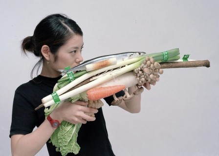 Ozawa Tsuyoshi Vegetable Weapon (2011) arme histoire la place du mouvement vegan dans les conflits mondiaux la guerre des légumes si vis pacem va au marché