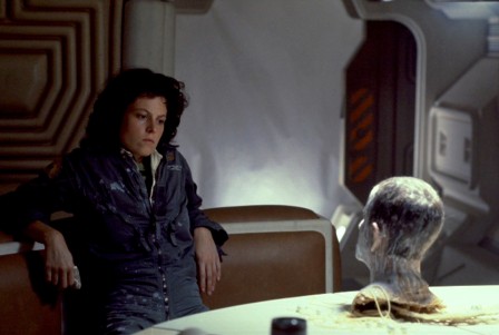 Sigourney Weaver, Alien, Ridley Scott, 1979 dîner en tête à tête pour la Saint-Valentin