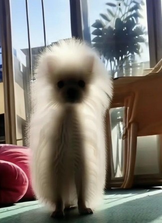le chien dans le soleil traversé par la lumière