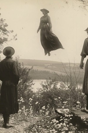 montée au ciel Assomption de la Vierge Marie lévitation Colombe bénie entre toutes les aviatrices